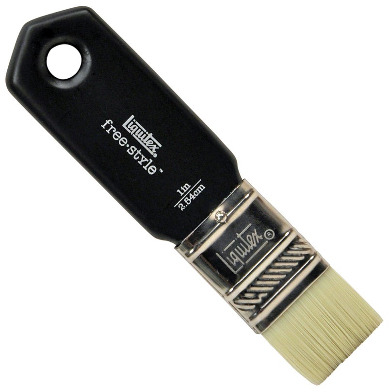 Liquitex Professional Freestyle Large Scale Brush, Paddle 1-inch, Black - Image 1